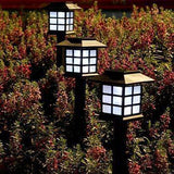 2 Pack - Solar-powered Japanese Style Garden Lamps