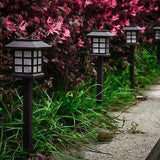 2 Pack - Solar-powered Japanese Style Garden Lamps