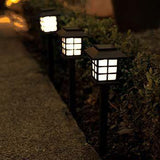 2 Pack - Solar-powered Japanese Style Garden Lamps