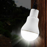 Solar-powered Led Portable Bulb - Perfect For Camping!